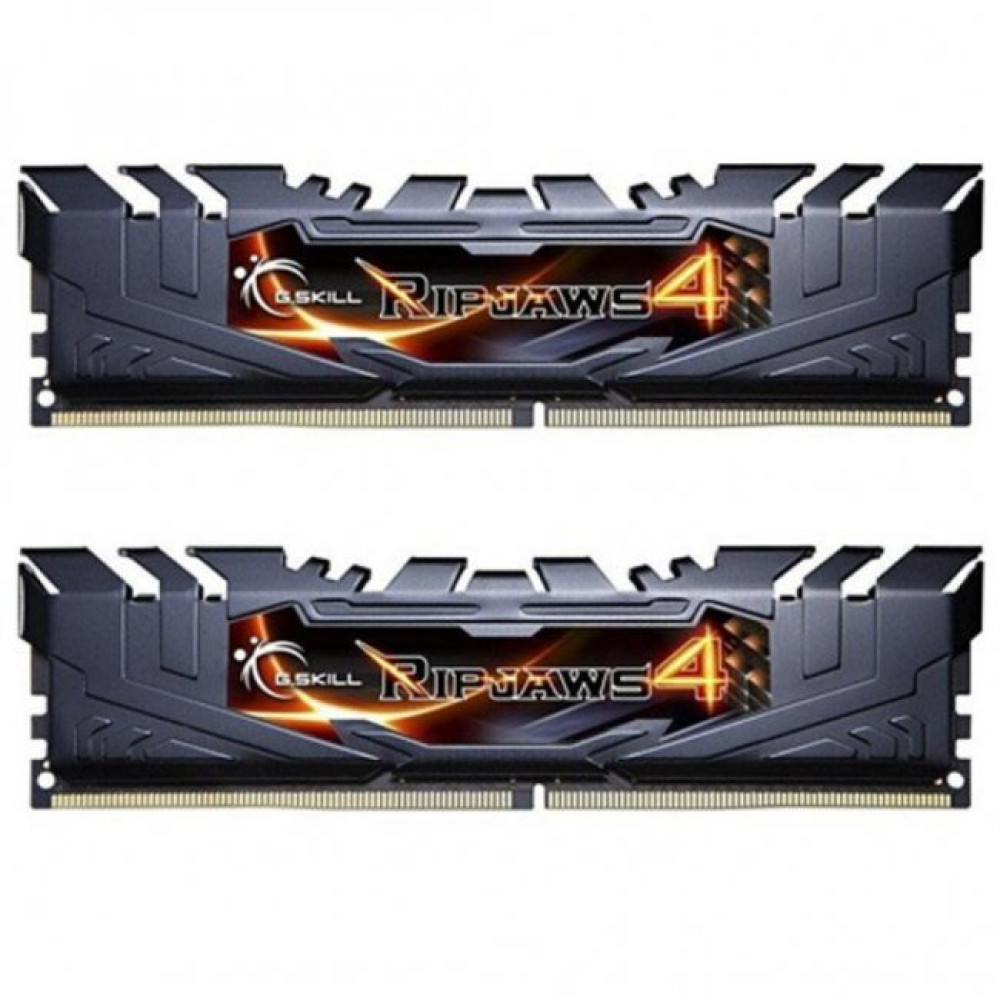 Модуль пам'яті для комп'ютера DDR4 16GB (2x8GB) 3000 MHz Ripjaws4 Black G.Skill (F4-3000C15D-16GRK)