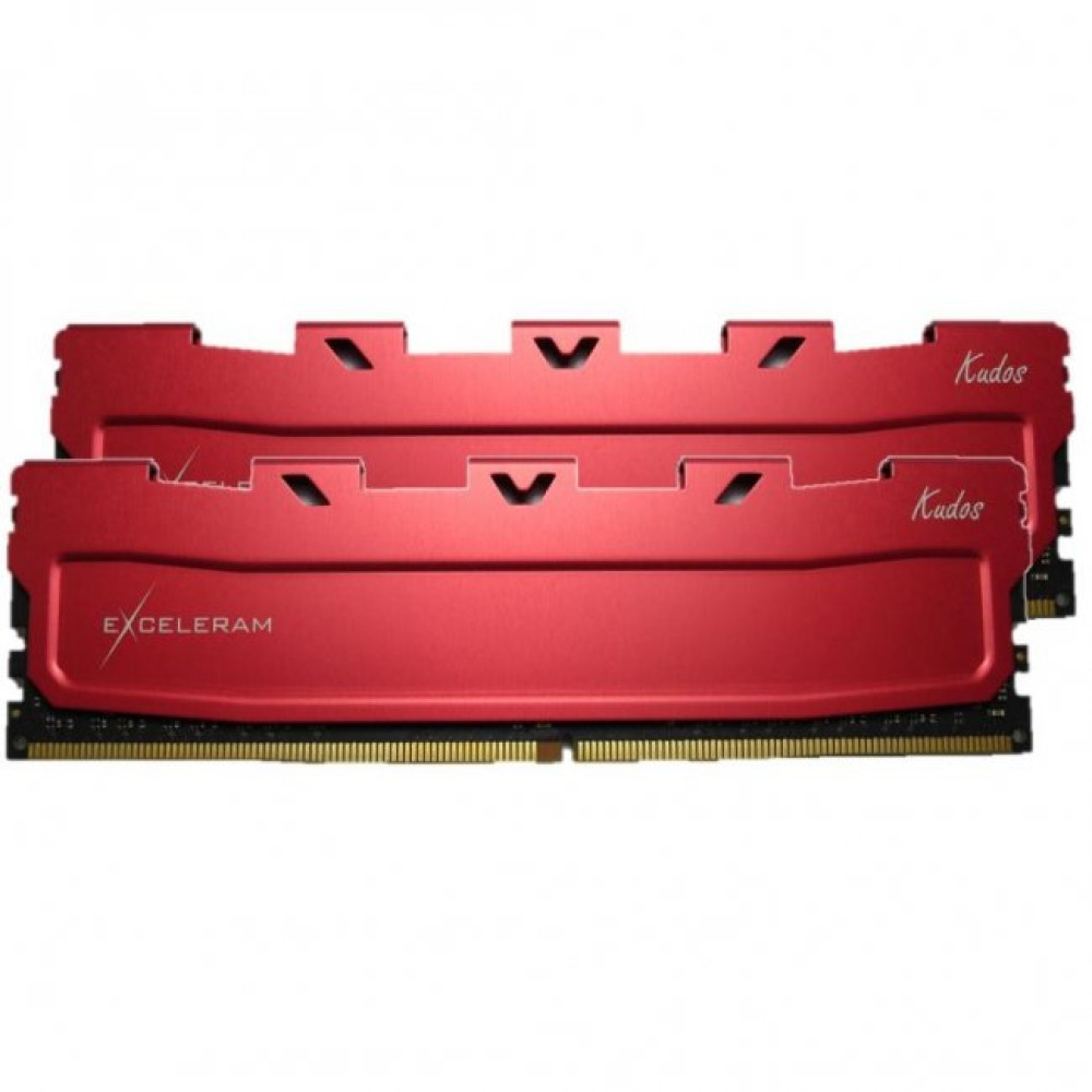 Модуль пам'яті для комп'ютера DDR4 16GB (2x8GB) 2800 MHz Red Kudos eXceleram (EKRED4162817AD)
