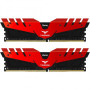 Модуль пам'яті для комп'ютера DDR4 16GB (2x8GB) 3000 MHz T-Force Dark Red Team (TDRED416G3000HC16CDC01)