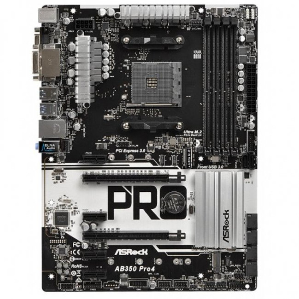 Материнська плата ASRock AB350 PRO4