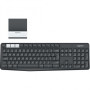 Клавіатура Logitech K375s Multi-Device Graphite RU (920-008184)