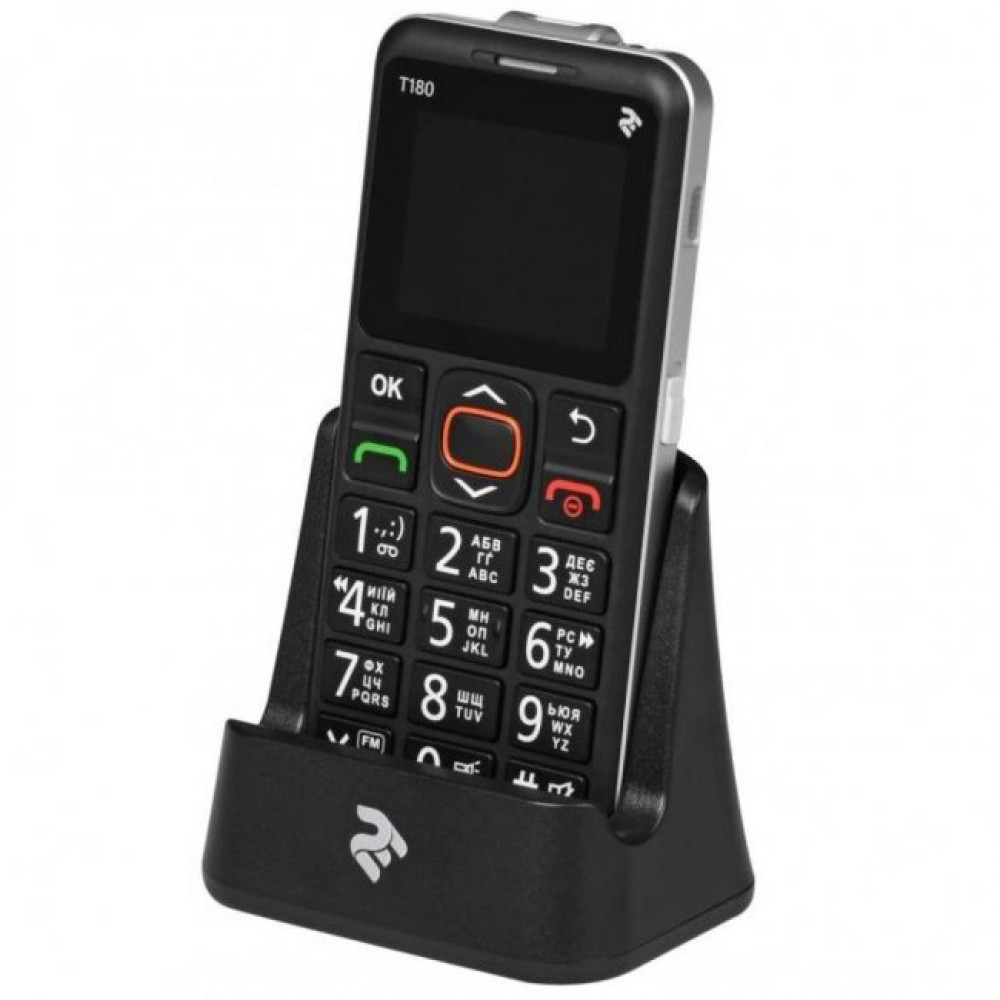 Мобільний телефон 2E T180 Black (708744071125)