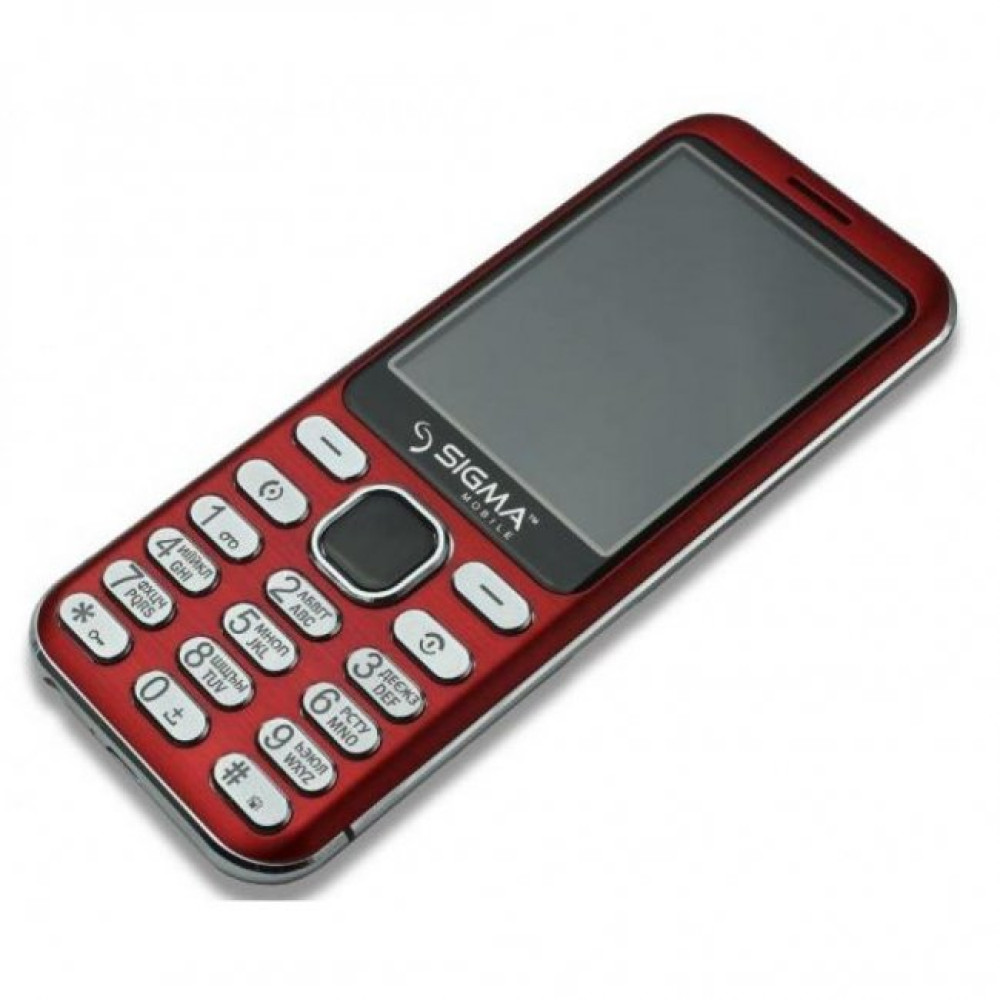 Мобільний телефон Sigma X-style 33 Steel Dual Sim Red (4827798854938)