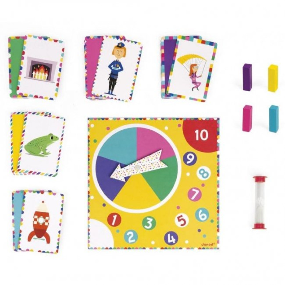 Настільна гра Janod Мастер мимики (J02751)