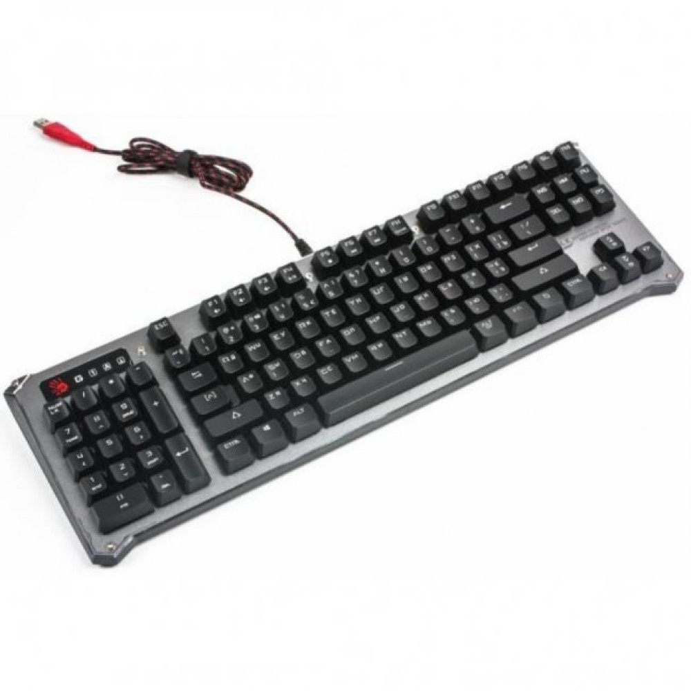 Клавіатура A4Tech Bloody B845R Gun Black