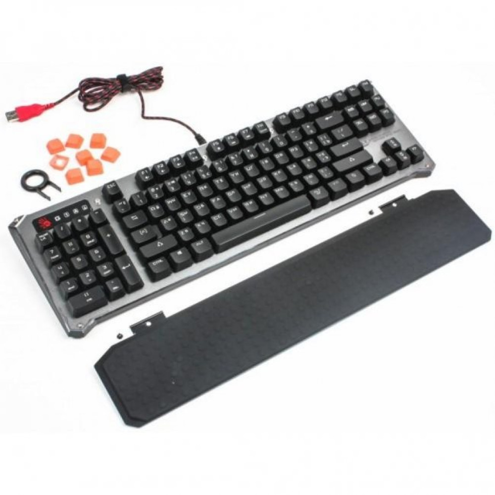 Клавіатура A4Tech Bloody B845R Gun Black