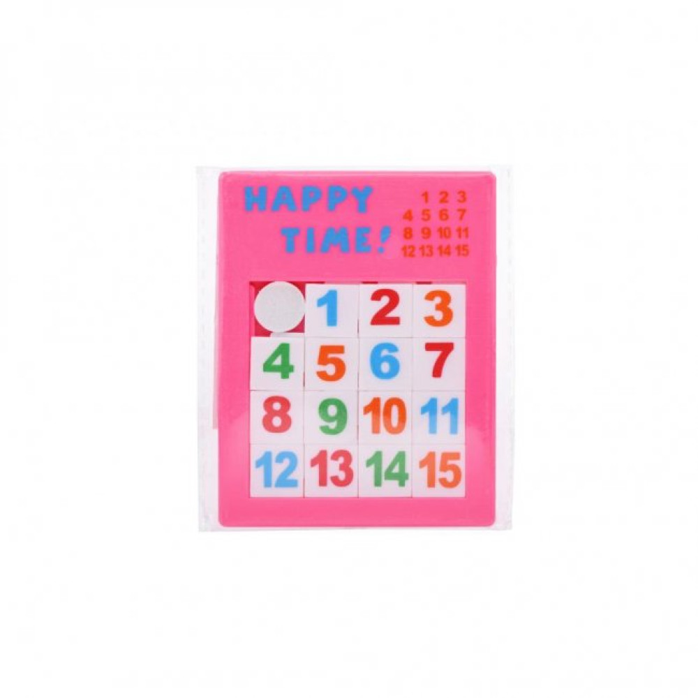 Настольная игра Goki Пятнашки розовые (13186G-1)