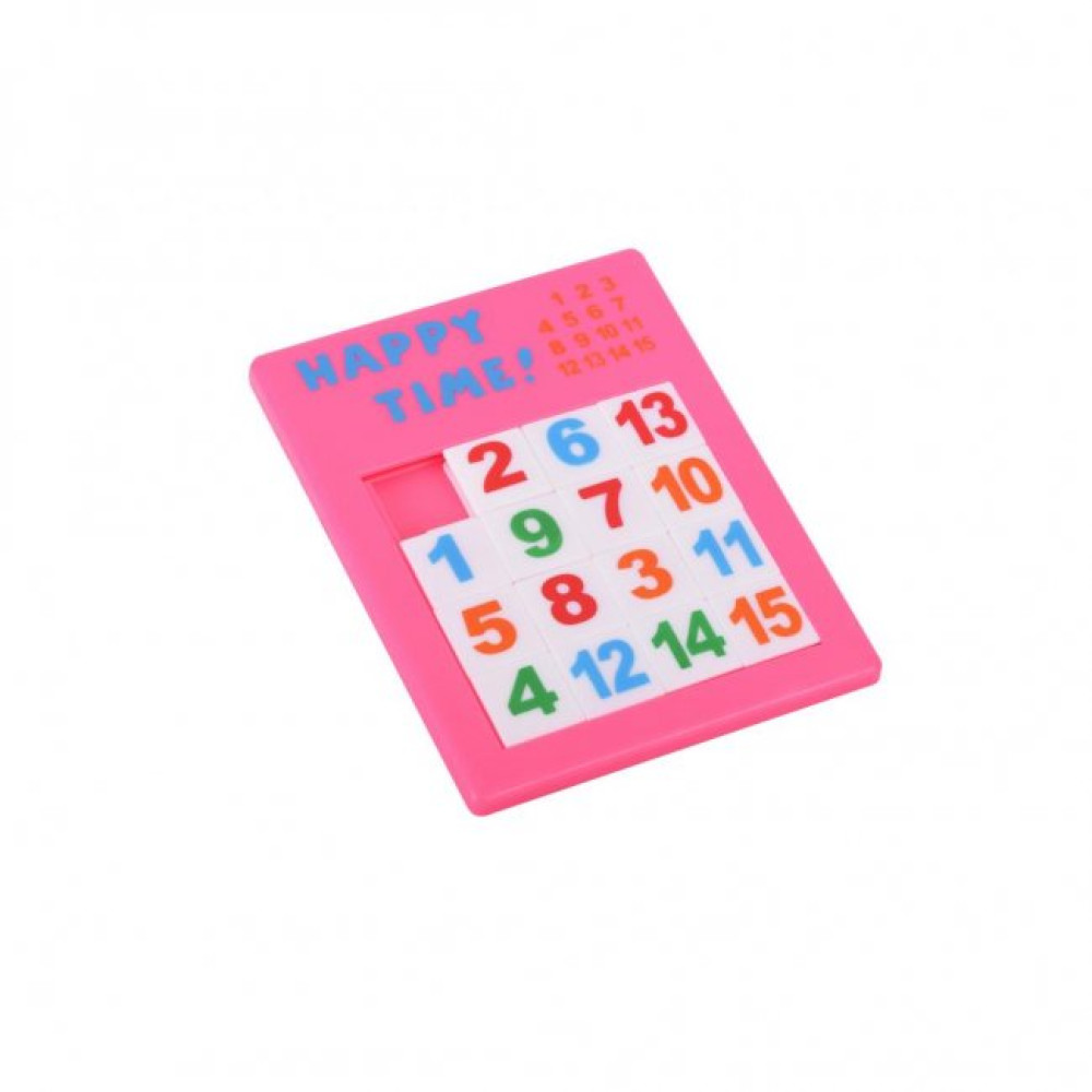 Настольная игра Goki Пятнашки розовые (13186G-1)