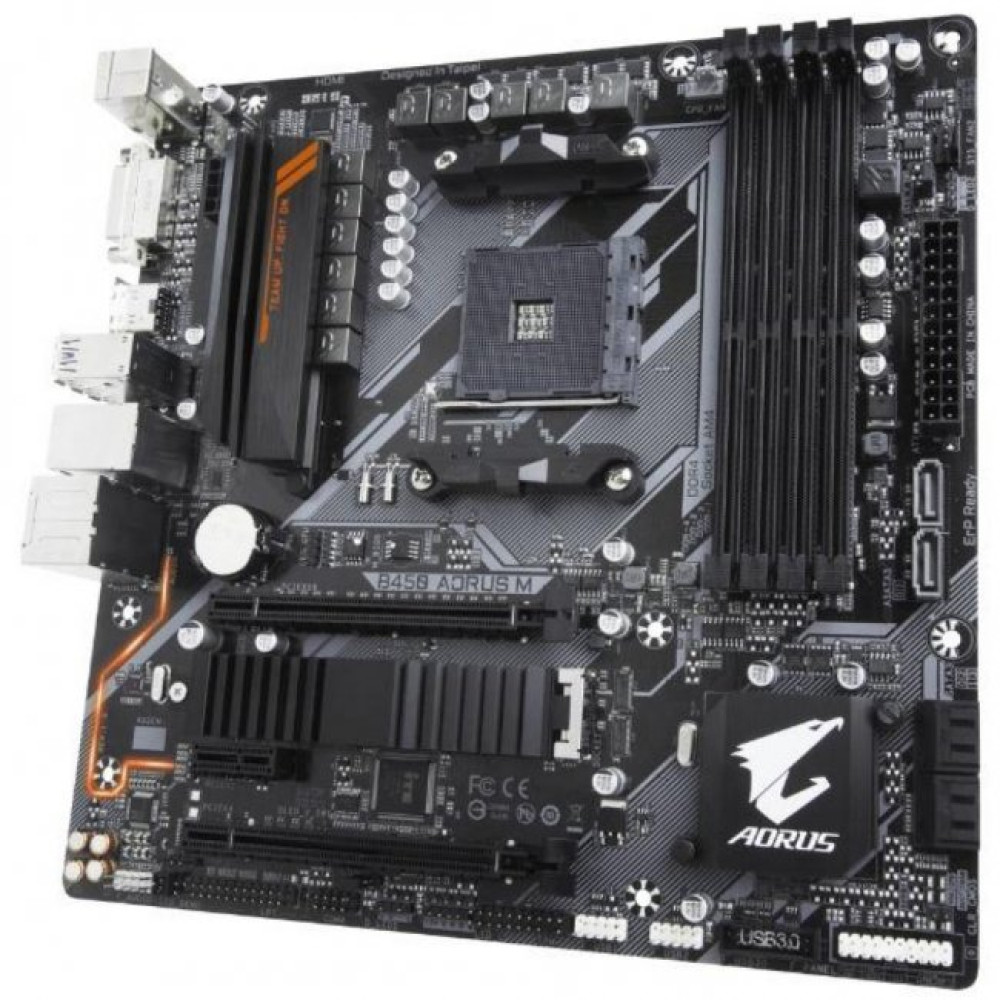 Материнська плата GIGABYTE B450 AORUS M