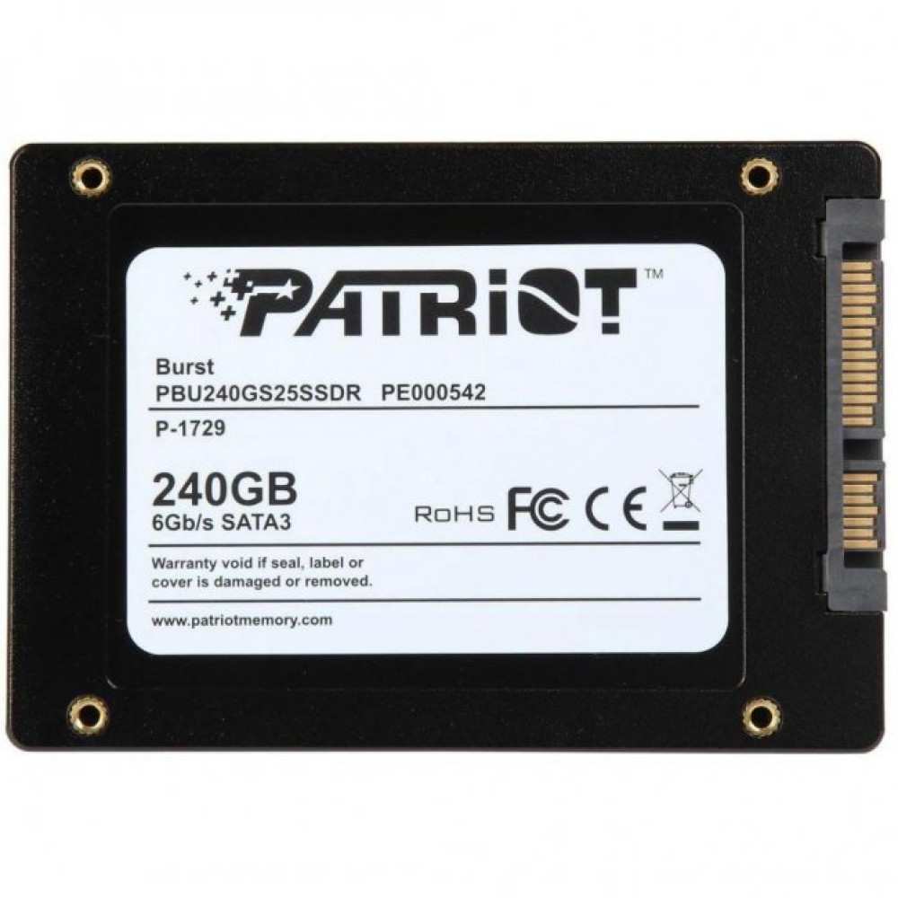 Накопитель SSD 2.5" 240GB Patriot (PBU240GS25SSDR)