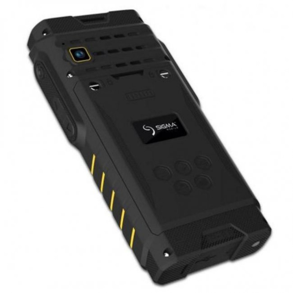 Мобільний телефон Sigma X-treme DZ68 Black Yellow (4827798466322)