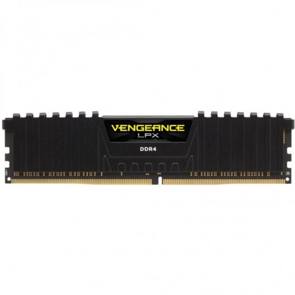 Модуль пам'яті для комп'ютера DDR4 16GB 2400 MHz Vengeance LPX Black Corsair (CMK16GX4M1A2400C16)