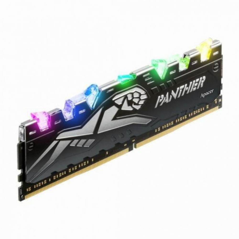Модуль памяти для компьютера DDR4 8GB 3200 MHz Panther Rage RGB Silver Apacer (EK.08G21.GJN)