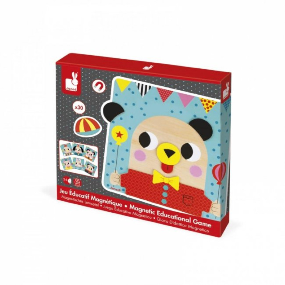 Настільна гра Janod магнитная Животные (J08035)