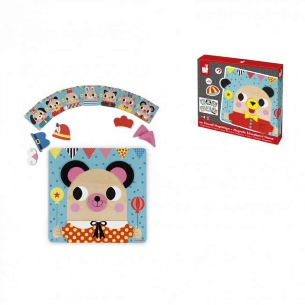 Настільна гра Janod магнитная Животные (J08035)