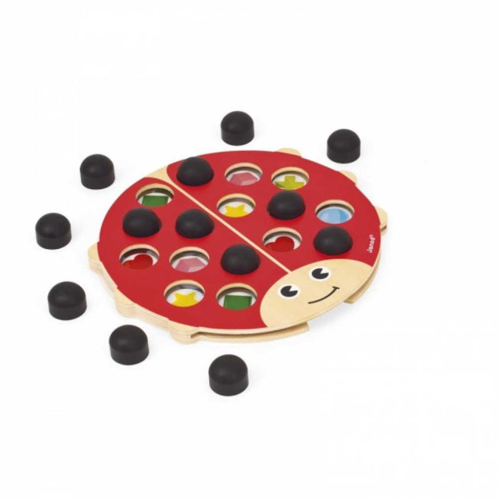 Настільна гра Janod мемо Божья коровка (J08149)
