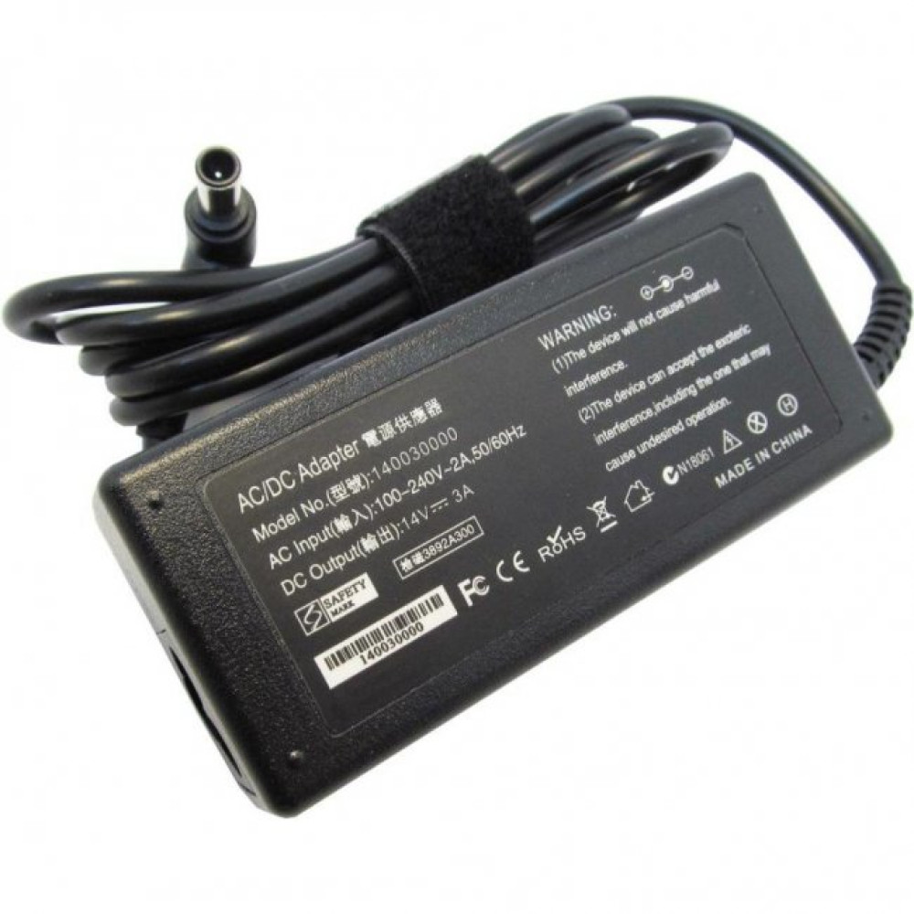 Блок живлення для монітора AlSoft Samsung 14В, 3А (42W), (A40245)