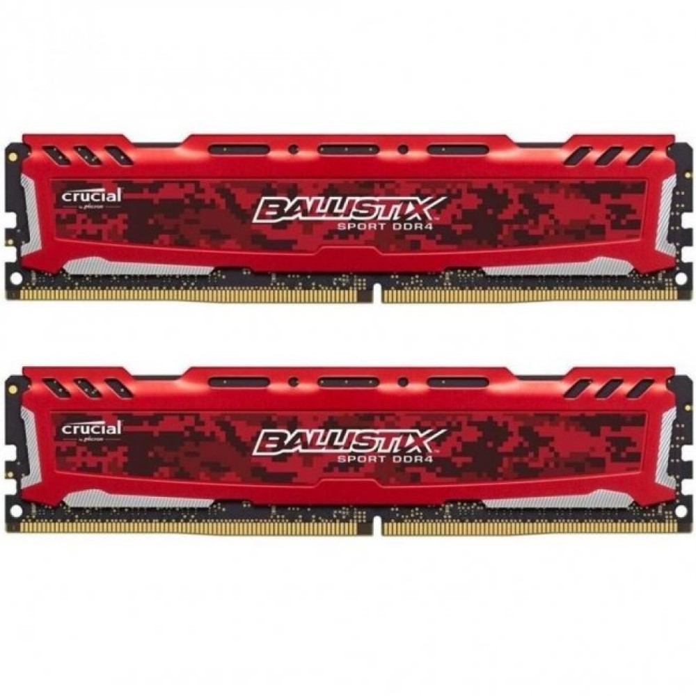 Модуль памяти для компьютера DDR4 8GB (2x4GB) 2666 MHz Ballistix Sport MICRON (BLS2K4G4D26BFSE)