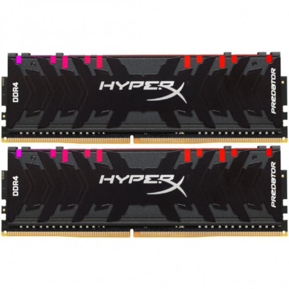 Модуль памяти для компьютера DDR4 16GB (2x8GB) 4000 MHz HyperX Predator RGB Kingston (HX440C19PB3AK2/16)
