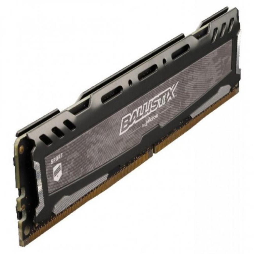 Модуль пам'яті для комп'ютера DDR4 16GB 3000 MHz Ballistix Sport LT Gray Micron (BLS16G4D30AESB)