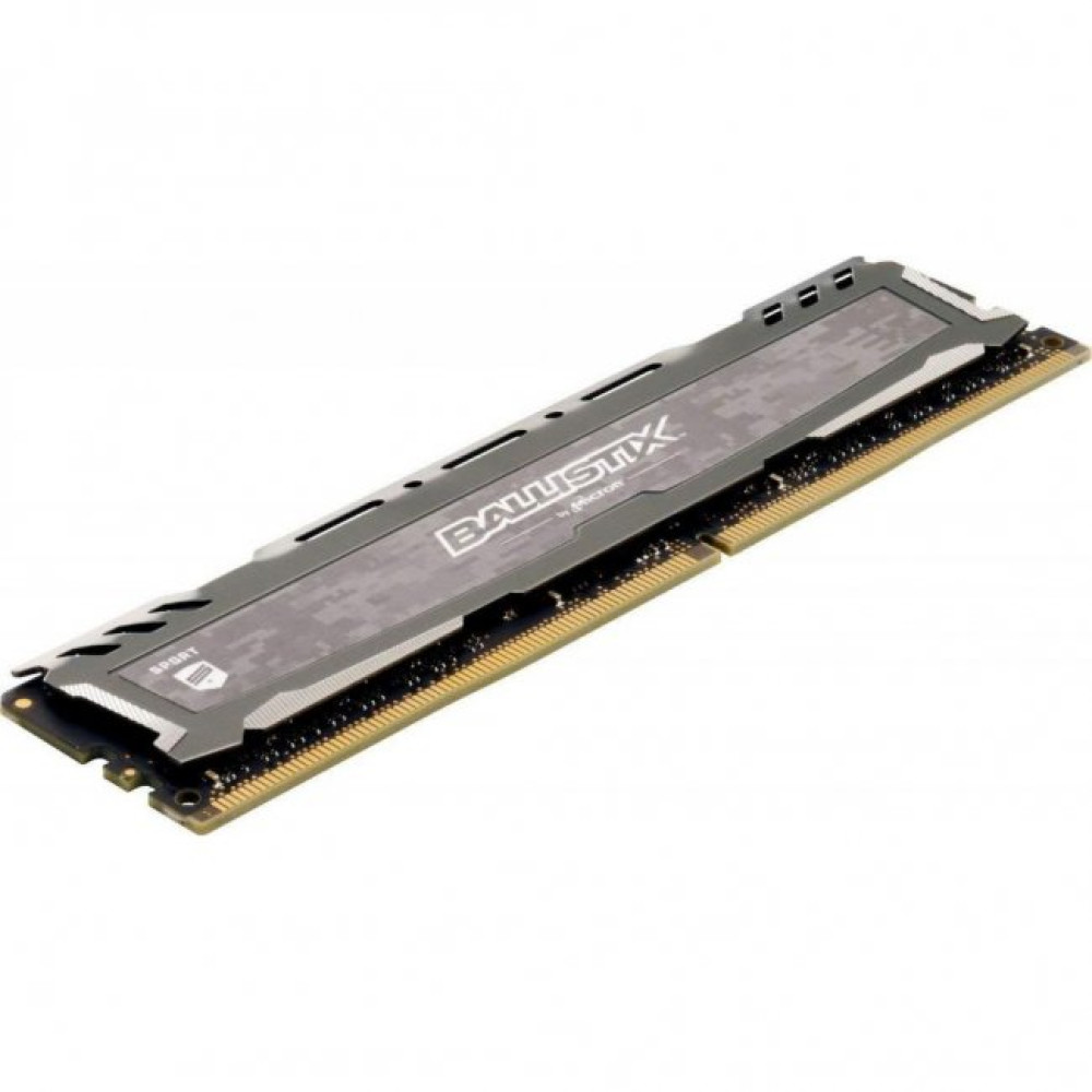 Модуль пам'яті для комп'ютера DDR4 8GB 3200 MHz Ballistix Sport Gray Micron (BLS8G4D32AESBK)