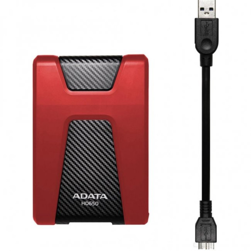 Внешний жесткий диск 2.5" 1TB ADATA (AHD650-1TU31-CRD)
