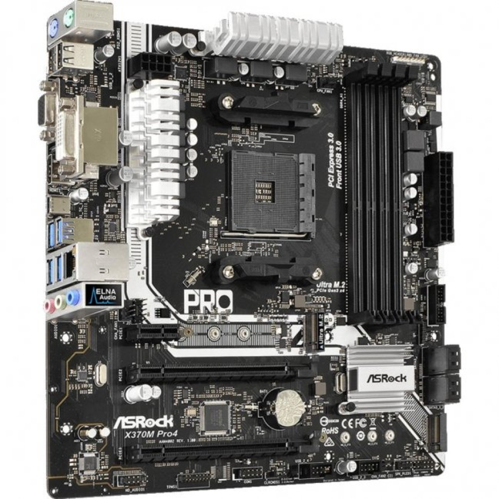 Материнская плата ASRock X370M PRO4