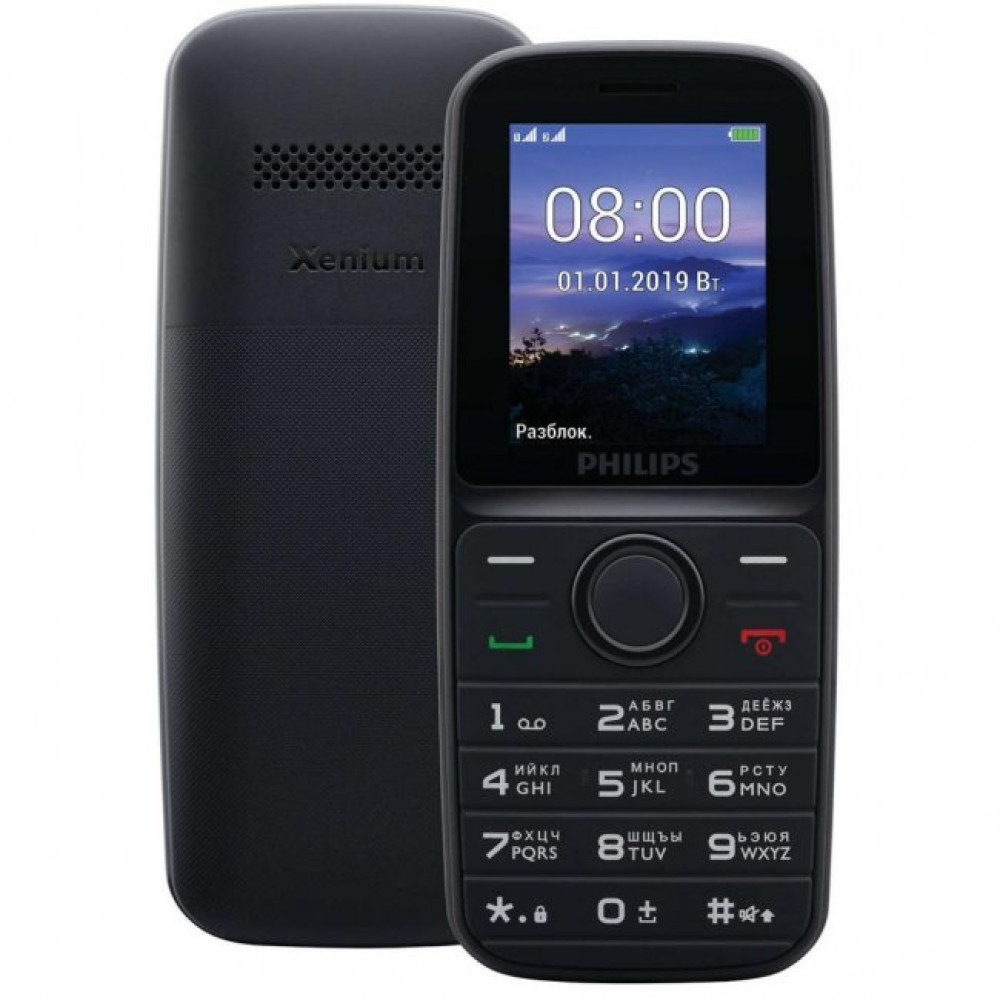Мобильный телефон PHILIPS Xenium E109 Black