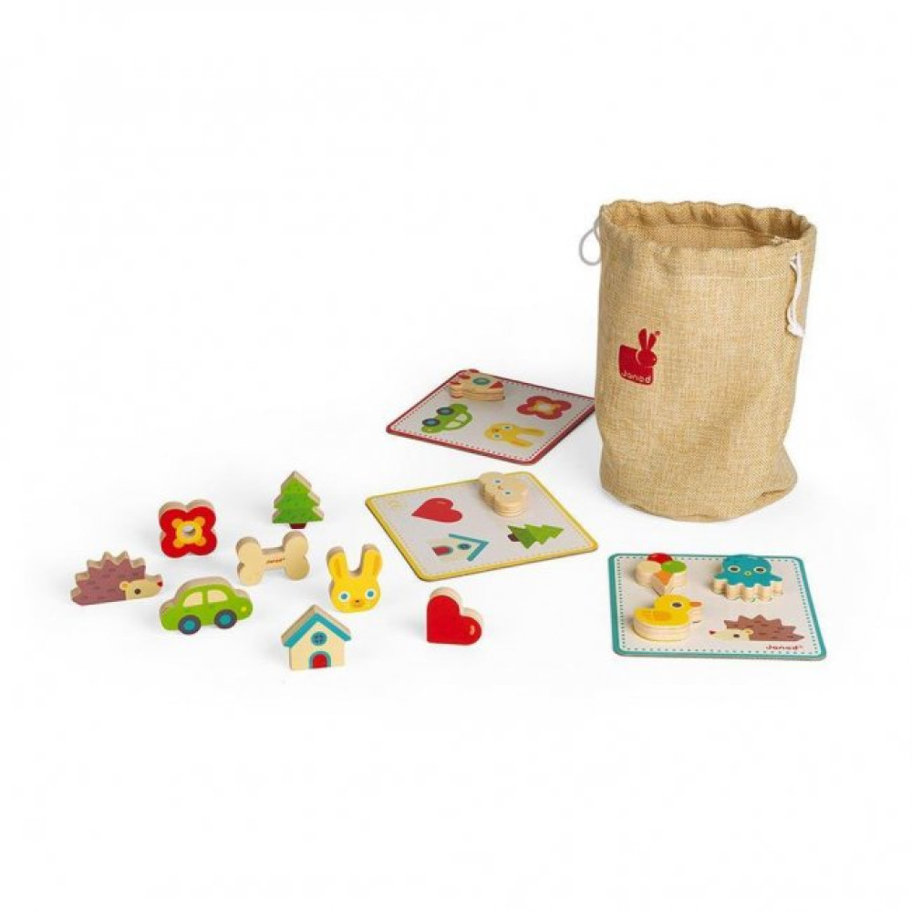 Настільна гра Janod Лото. Изучаем формы (J05318)