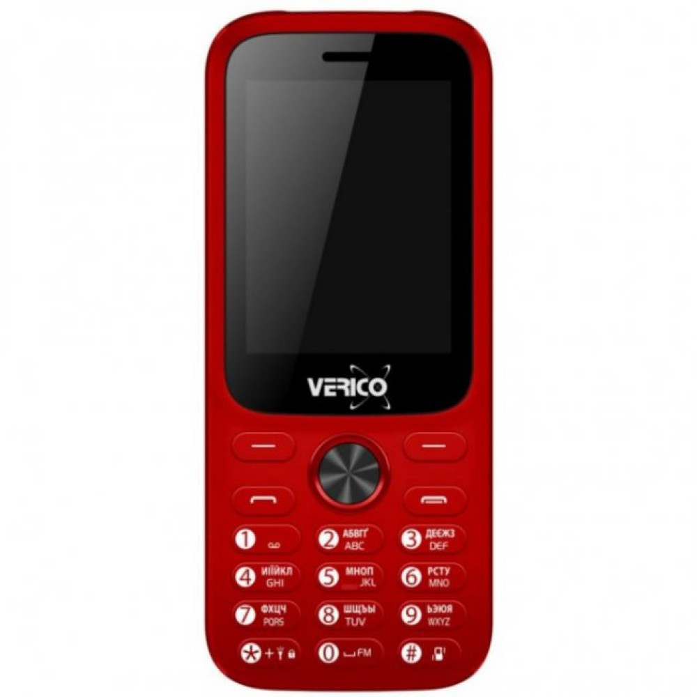 Мобільний телефон Verico Carbon M242 Red (4713095606687)