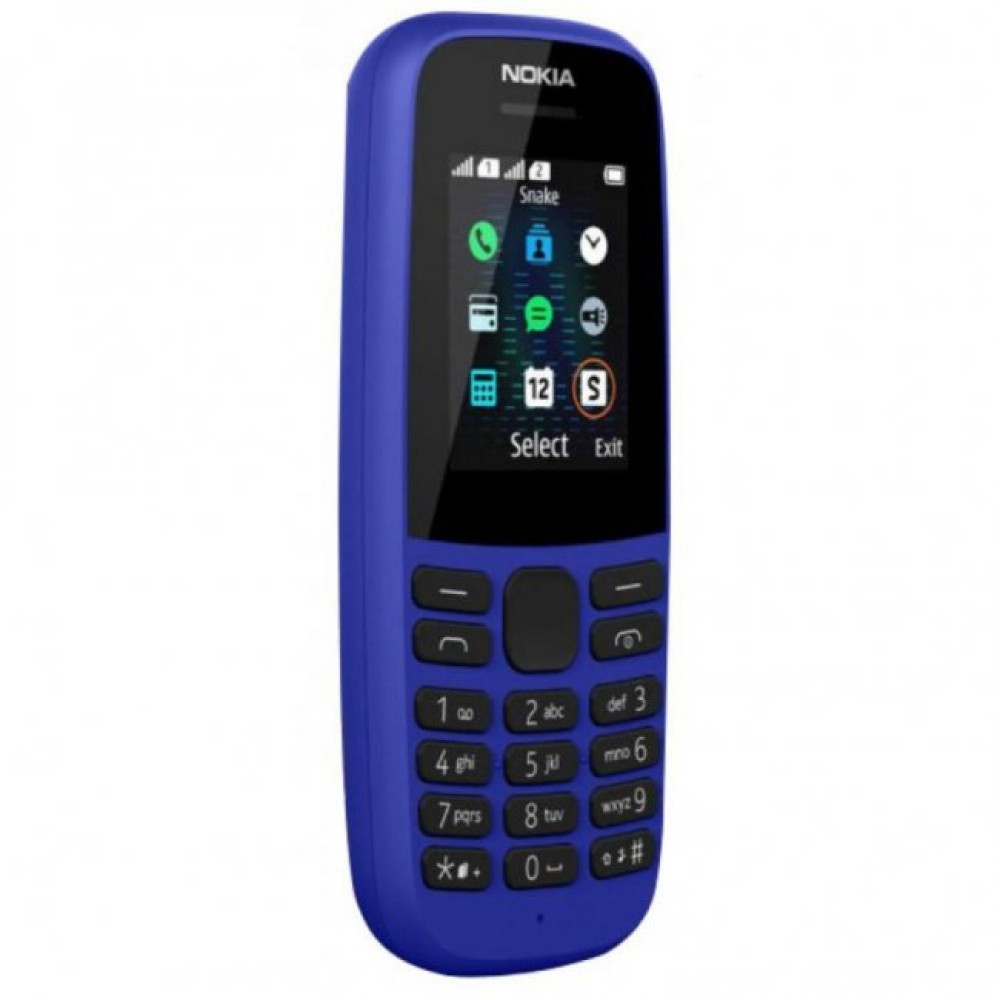 Мобильный телефон Nokia 105 DS 2019 Blue (16KIGL01A01)
