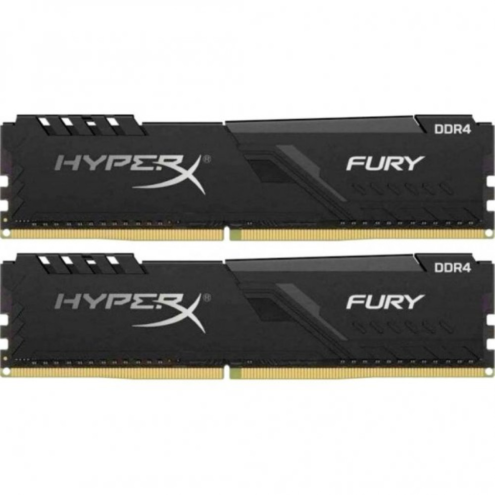 Модуль памяти для компьютера DDR4 16GB (2x8GB) 3200 MHz HyperX FURY Black Kingston (HX432C16FB3K2/16)