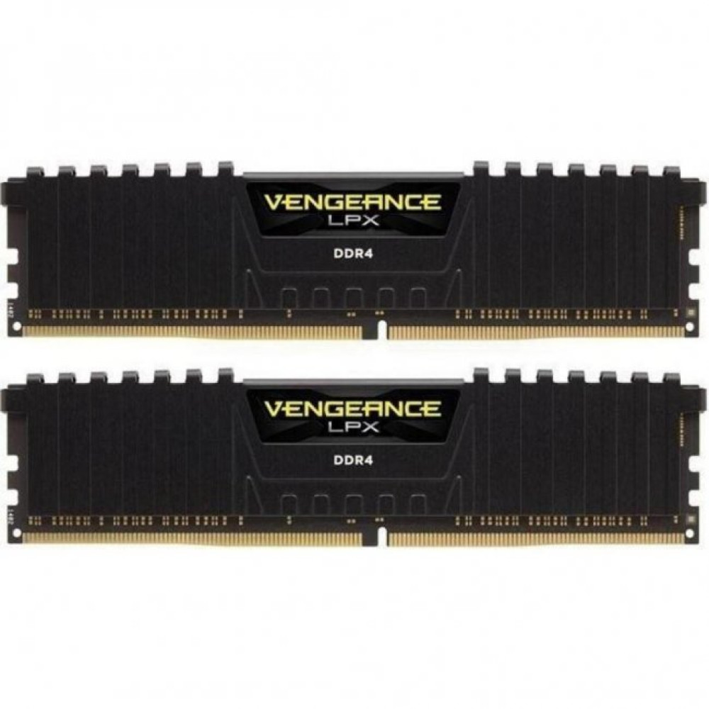 Модуль пам'яті для комп'ютера DDR4 16GB (2x8GB) 3600 MHz Vengeance LPX Black Corsair (CMK16GX4M2D3600C18)