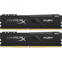 Модуль пам'яті для комп'ютера DDR4 16GB (2x8GB) 3000 MHz HyperX FURY Black Kingston Fury (ex.HyperX) (HX430C15FB3K2/16)