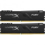Модуль пам'яті для комп'ютера DDR4 16GB (2x8GB) 2400 MHz HyperX FURY Black Kingston Fury (ex.HyperX) (HX424C15FB3K2/16)