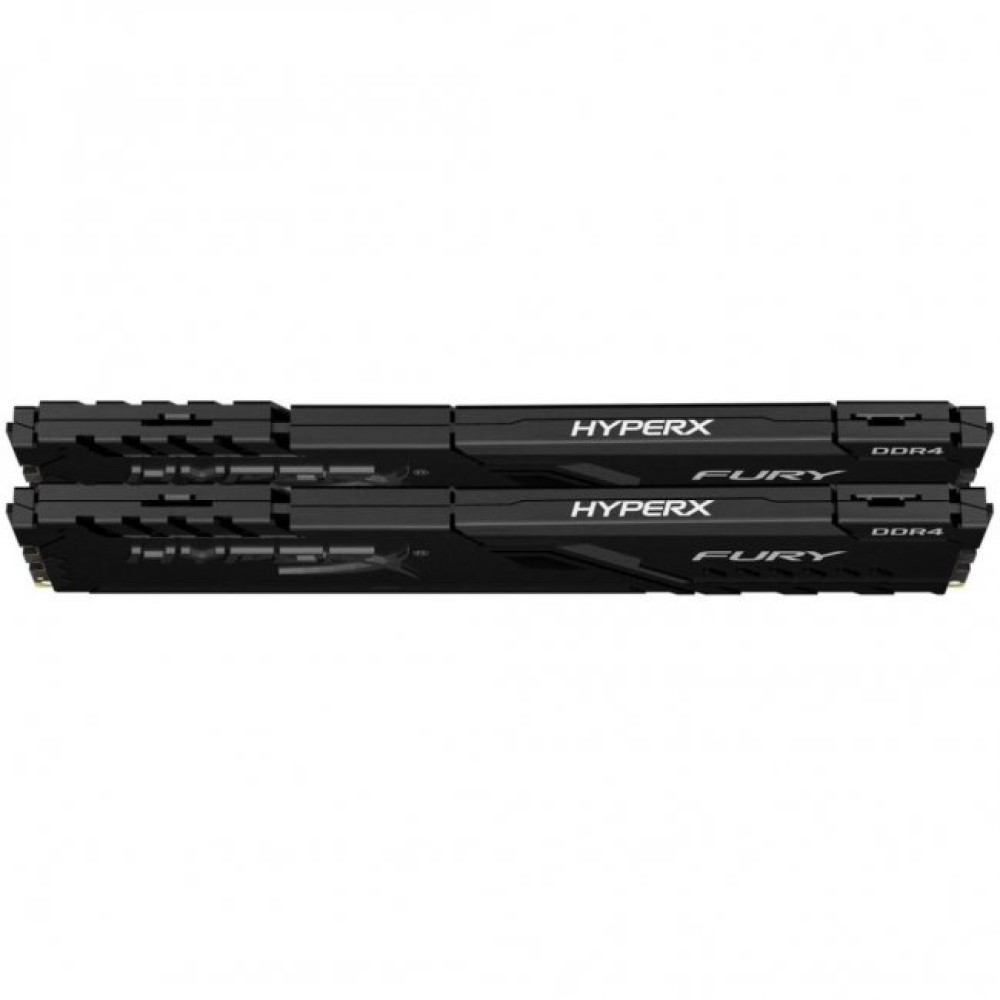 Модуль пам'яті для комп'ютера DDR4 16GB (2x8GB) 2400 MHz HyperX FURY Black Kingston Fury (ex.HyperX) (HX424C15FB3K2/16)