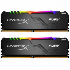 Модуль памяти для компьютера DDR4 32GB (2x16GB) 2666 MHz HyperX FURY RGB Kingston Fury (ex.HyperX) (HX426C16FB3AK2/32)