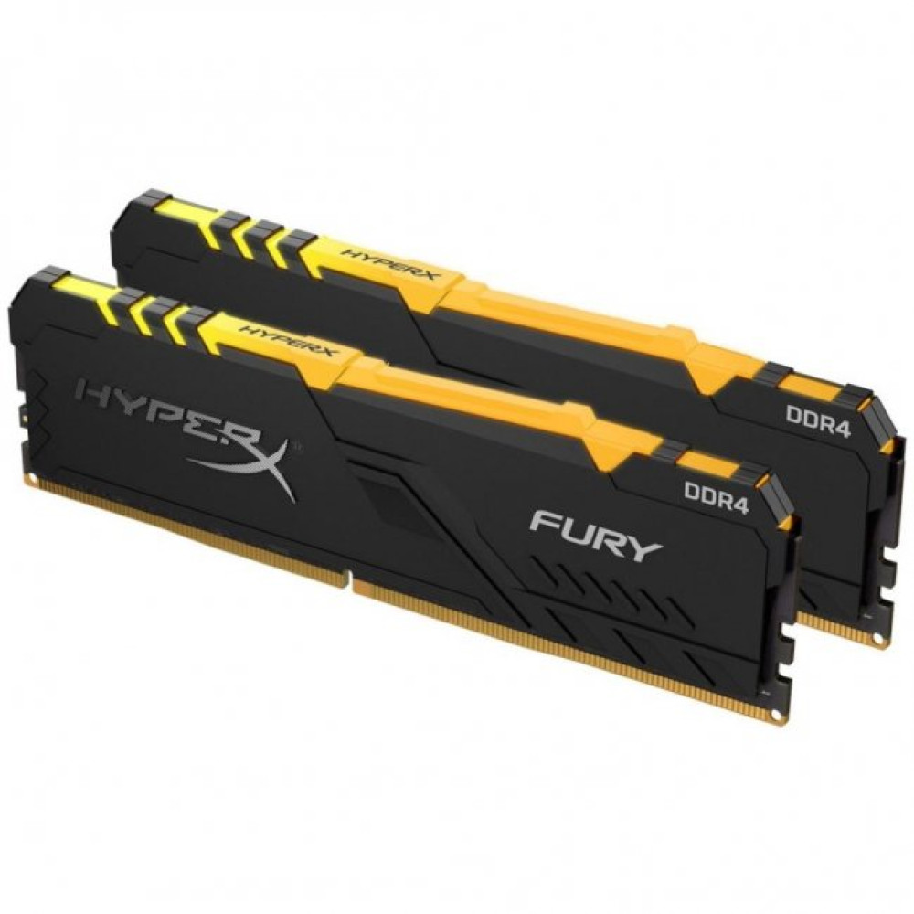 Модуль памяти для компьютера DDR4 32GB (2x16GB) 3000 MHz HyperX FURY RGB Kingston (HX430C15FB3AK2/32)