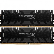 Модуль пам'яті для комп'ютера DDR4 16GB (2x8GB) 3600 MHz HyperX Predator Black Kingston Fury (ex.HyperX) (HX436C17PB4K2/16)