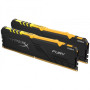 Модуль памяти для компьютера DDR4 16GB (2x8GB) 2666 MHz HyperX Fury Black RGB Kingston (HX426C16FB3AK2/16)