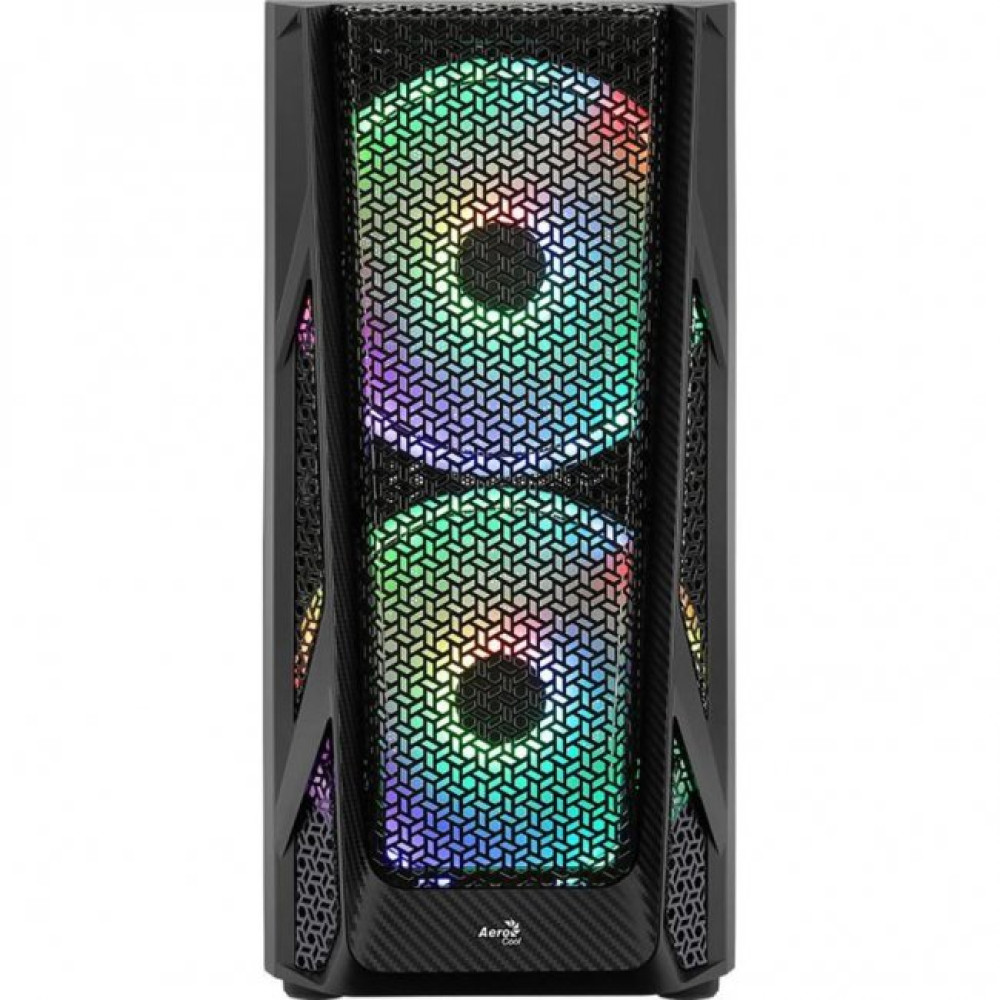 Корпус AeroCool AirHawk Duo-G-BK-v1 (4710562752434)