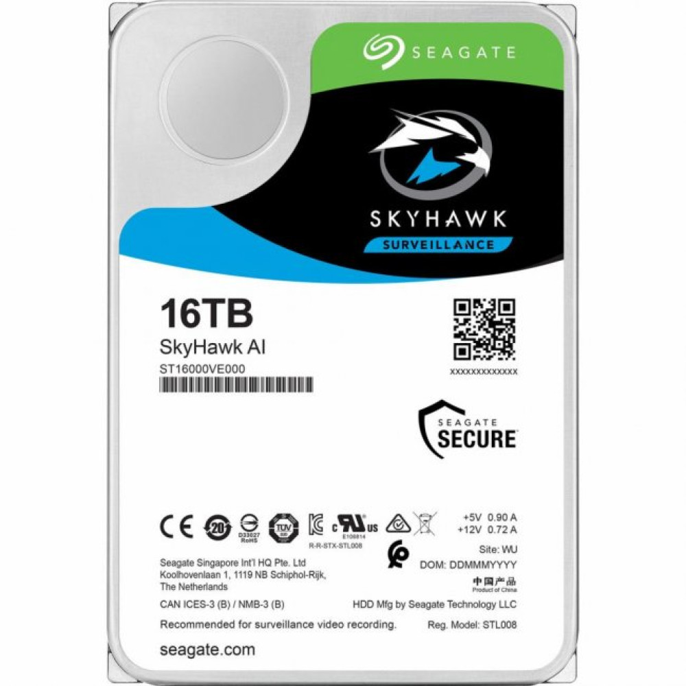 Жесткий диск 3.5" 16TB Seagate (ST16000VE000) Жесткий диск 3.5" 16TB Seagate (ST16000VE000)