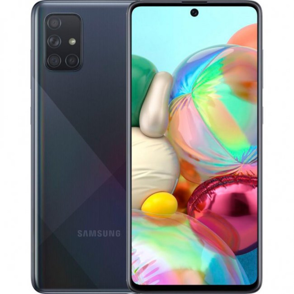 Мобільний телефон Samsung SM-A715FZ (Galaxy A71 6/128Gb) Black (SM-A715FZKUSEK)
