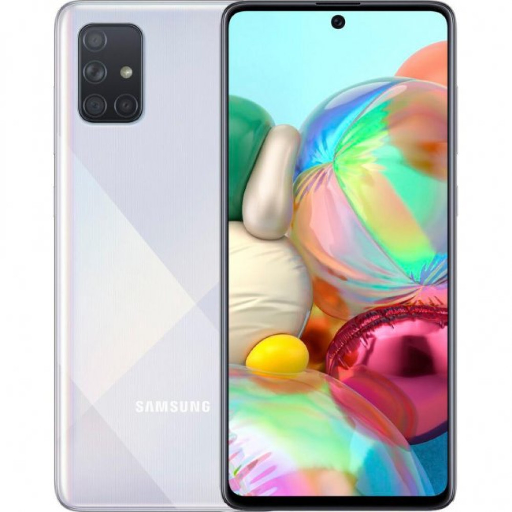 Мобільний телефон Samsung SM-A715FZ (Galaxy A71 6/128Gb) Silver (SM-A715FZSUSEK)