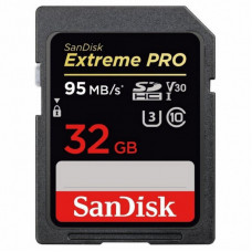 Карта памяти SanDisk 32GB SDHC Class10 UHS-I V30 4K Extreme Pro (SDSDXXG-032G-GN4IN)
