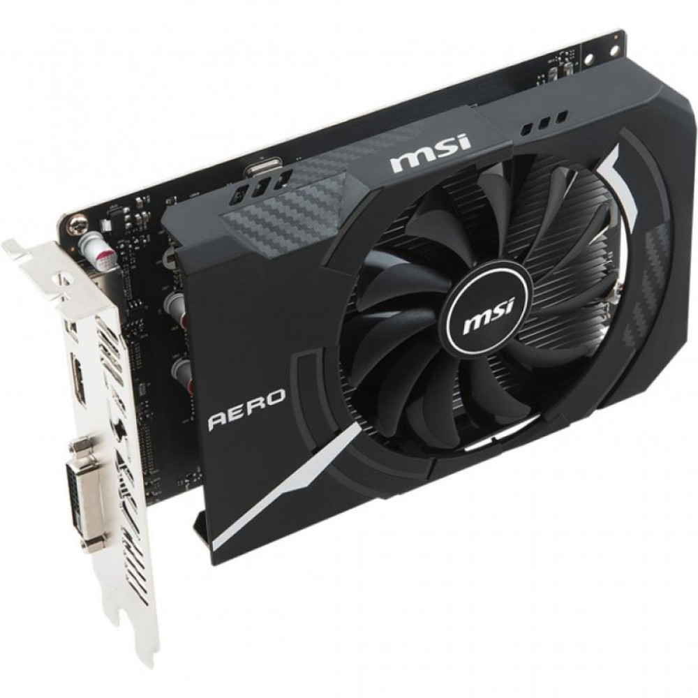 Відеокарта MSI GeForce GTX1050 Ti 4096Mb AERO ITX OC (GTX 1050 TI AERO ITX 4G OCV1)