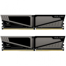 Модуль памяти для компьютера DDR4 8GB (2x4GB) 2400 MHz T-Force Vulcan Gray Team (TLGD48G2400HC14DC01)