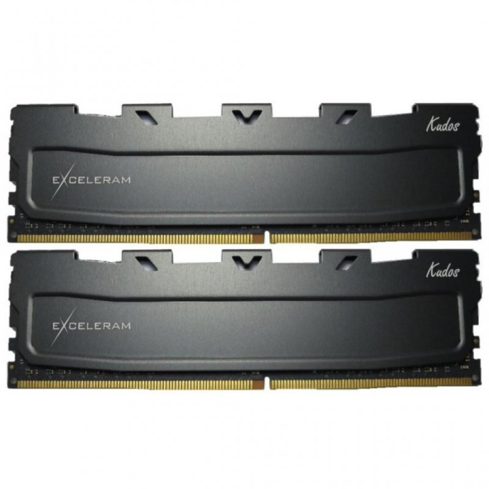 Модуль пам'яті для комп'ютера DDR4 8GB (2x4GB) 2666 MHz Black Kudos eXceleram (EKBLACK4082618AD)