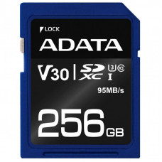 Карта памяти ADATA 256GB SDXC class 10 UHS-I U3 V30 (ASDX256GUI3V30S-R)