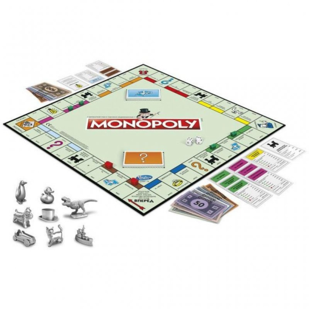 Настольная игра Hasbro Классическая Монополия обновленная (русская) (C1009_121)